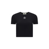 Черен памучен топ Fendi