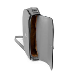 Чанта Michael Kors сива кожа през рамо