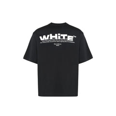 Черна памучна тениска Off-White