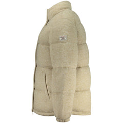 Бежово полиестерно палто Guess