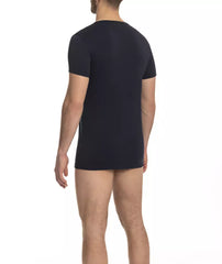 Мъжка тениска Cavalli Class синя памучна