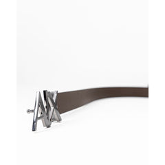 Черен кожен колан Armani Exchange