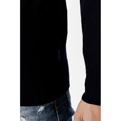 Син пуловер Armani Exchange