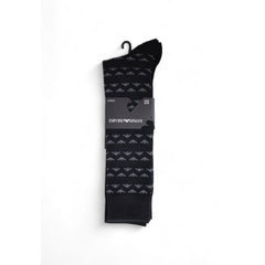 Emporio Armani Underwear Black Cotton Socks