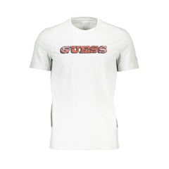 Мъжка тениска Guess Jeans сива памучна
