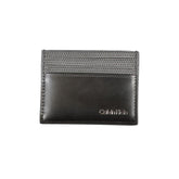 Черен кожен портфейл Calvin Klein