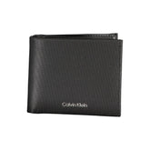 Елегантен черен кожен портфейл Calvin Klein с RFID блокировка