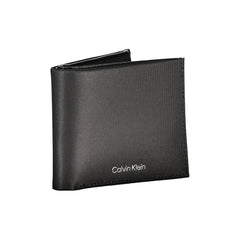 Елегантен черен кожен портфейл Calvin Klein с RFID блокировка