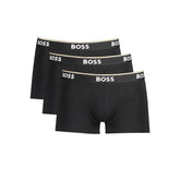 Комплект мъжки боксерки Hugo Boss Black Cotton