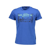 Мъжка тениска Diesel Blue Cotton