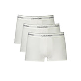 Calvin Klein бели памучни мъжки боксерки