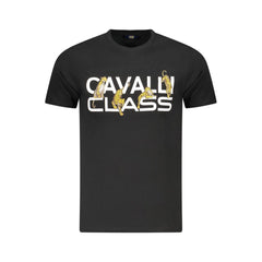 Мъжка тениска Cavalli Class Black