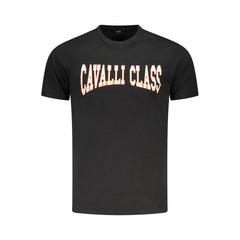 Мъжка тениска Cavalli Class Black