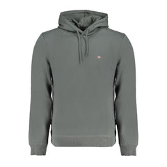 Зелен памучен суичър Napapijri