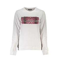 Cavalli Class White Cotton Women Sweater