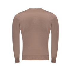 Cavalli Class Brown Viscose Men Sweater