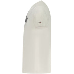 Мъжка тениска Tommy Hilfiger бяла памучна