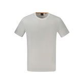 Тениска Hugo Boss White Cotton