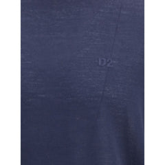 Син полар вълнен пуловер Dsquared²