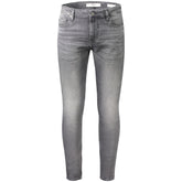 Guess Jeans Gray Cotton Men Jeans