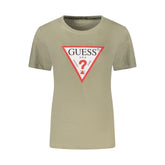 Дамска тениска Guess Jeans Green Cotton