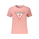 Дамска тениска Guess Jeans Pink Cotton