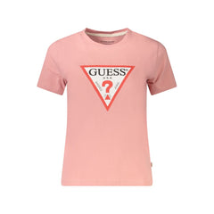 Дамска тениска Guess Jeans Pink Cotton