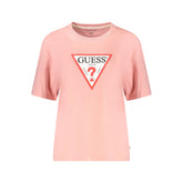 Дамска тениска Guess Jeans Pink Cotton