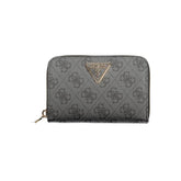 Дамски портфейл Guess Jeans от черен полиетилен