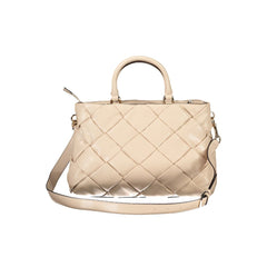 Розова полиетиленова чанта Guess Jeans