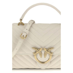 Портфейл PINKO Bos Taurus от бяла телешка кожа