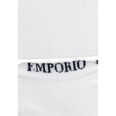 Бели памучни чорапи Emporio Armani Underwear