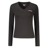 Guess Jeans Black Cotton Women T-Shirt