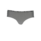 Karl Lagerfeld Black Elastane Swimwear