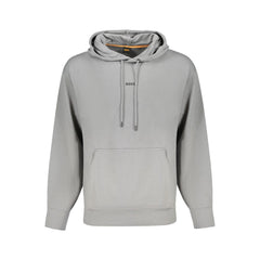 Мъжки пуловер Hugo Boss Grey Cotton