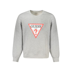 Сив памучен суитшърт Guess Jeans