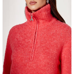 Розов пуловер марабу Patrizia Pepe