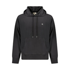 Мъжки пуловер Calvin Klein черен памучен