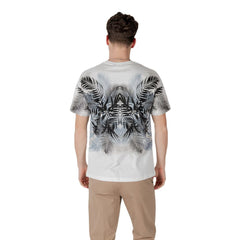 Бяла памучна тениска Antony Morato