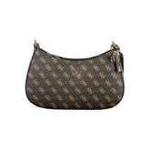 Кафява полиетиленова чанта Guess Jeans