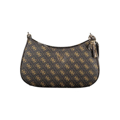 Кафява полиетиленова чанта Guess Jeans