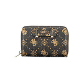 Кафяв полиетиленов портфейл Guess Jeans