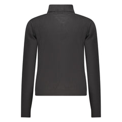 Дамски пуловер Tommy Hilfiger черен памучен