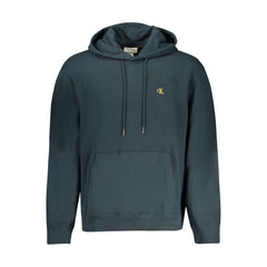 Син памучен суитшърт Calvin Klein