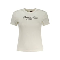 Дамска тениска Tommy Hilfiger Bianco Cotton