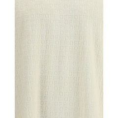 Памучна тениска в кремав цвят Off-White