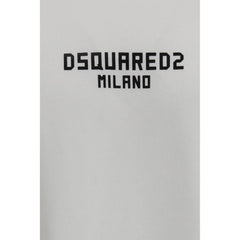 Бяла памучна тениска Dsquared²