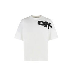 Тениска от бял памук Off-White