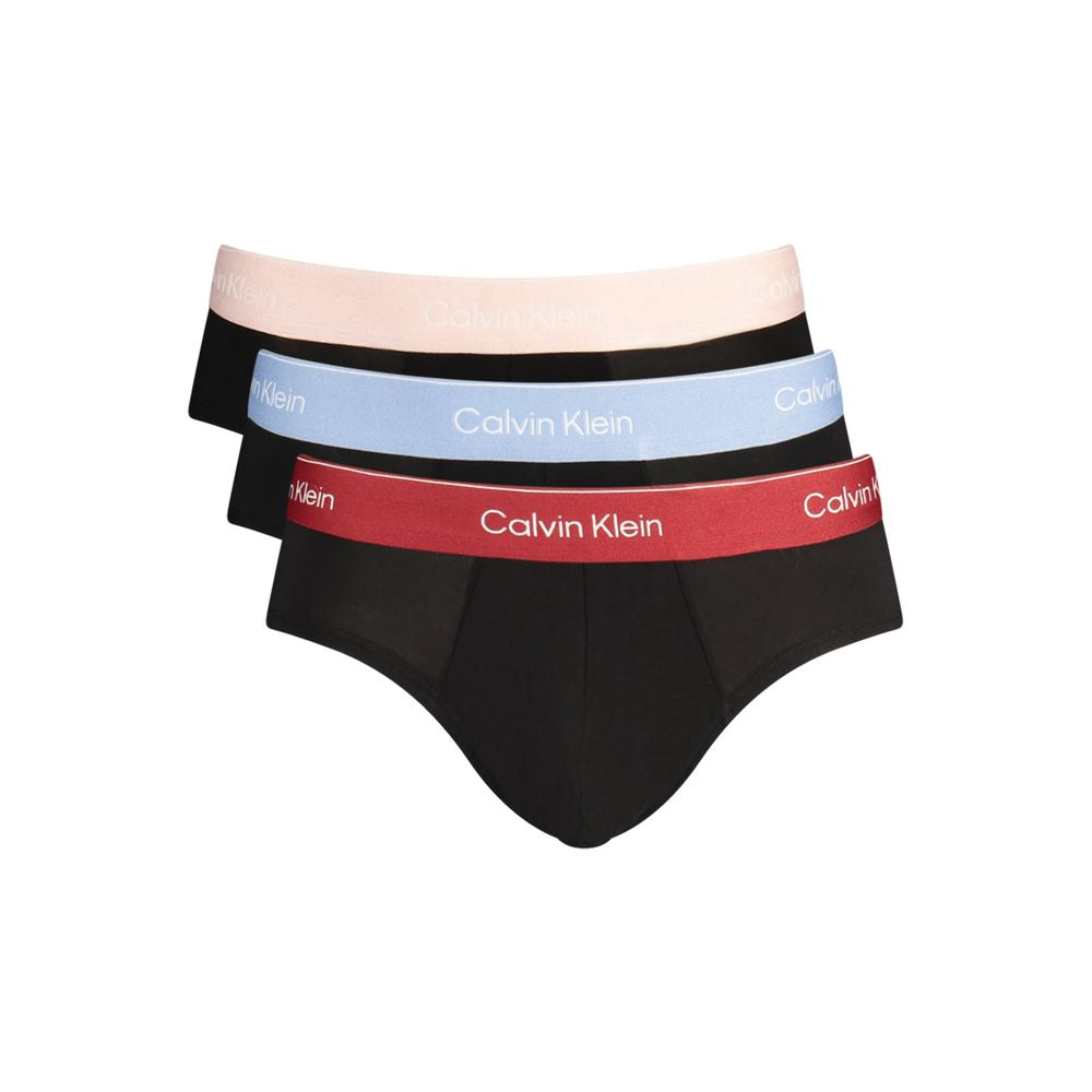 Мъжки черни памучни слипове Calvin Klein