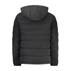 Мъжко яке от черен полиамид Guess 